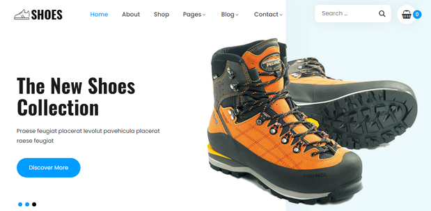 GB Shoes - Ecommerce WordPress Theme