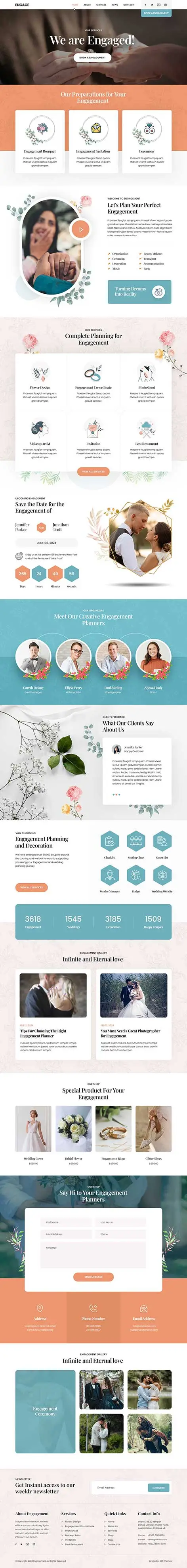 SKT Shaadi -Wedding Planner WordPress Theme