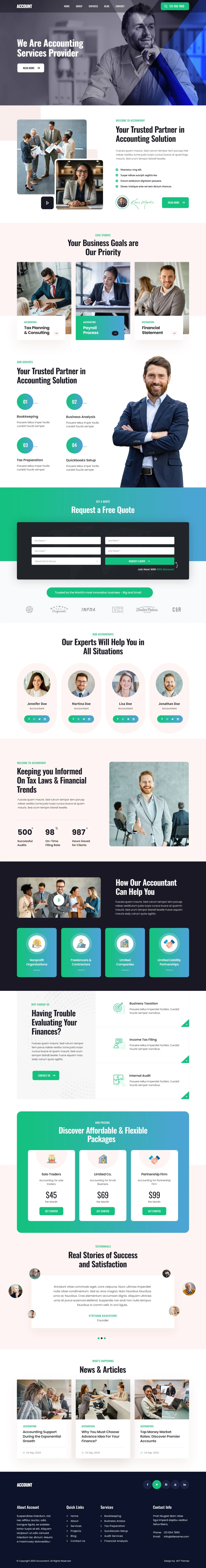 SKT Advisor - Tax Advisor WordPress Theme